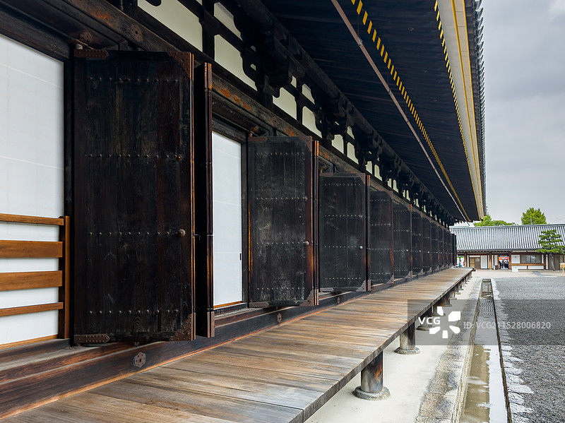 日本京都三十三间堂风光图片素材