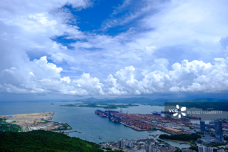 深圳盐田风光图片素材