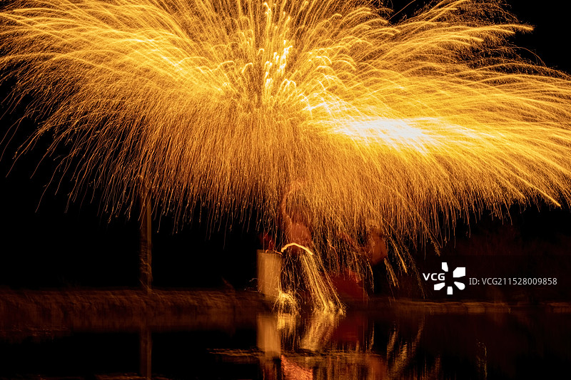 打铁花图片素材