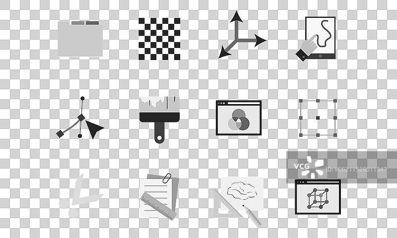 画笔图标图片素材