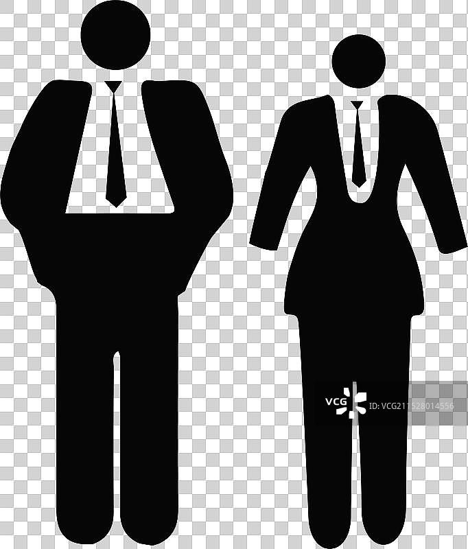 专业的商人和商女人物艺术图片素材