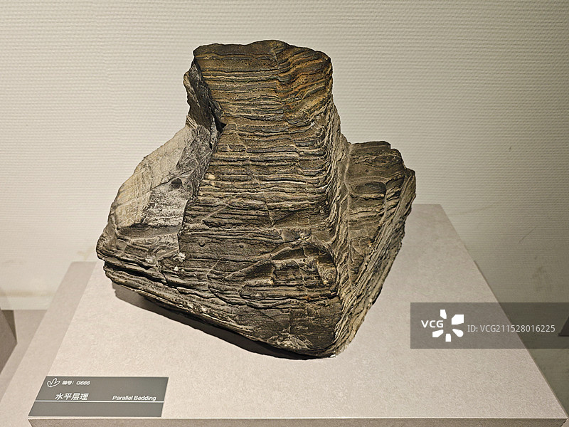 地质水平层理图片素材