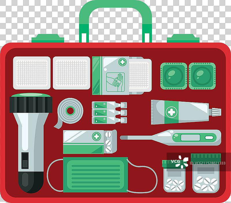 急救箱与医疗设备图片素材