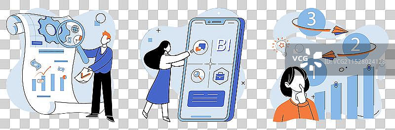 商业管理领导团队需要强大的能力图片素材