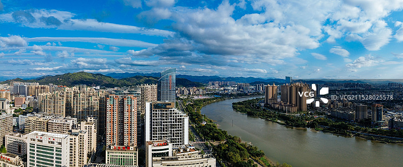 揭阳市 念慈体育馆 宝德时代广场 临江北路 航拍 榕江图片素材