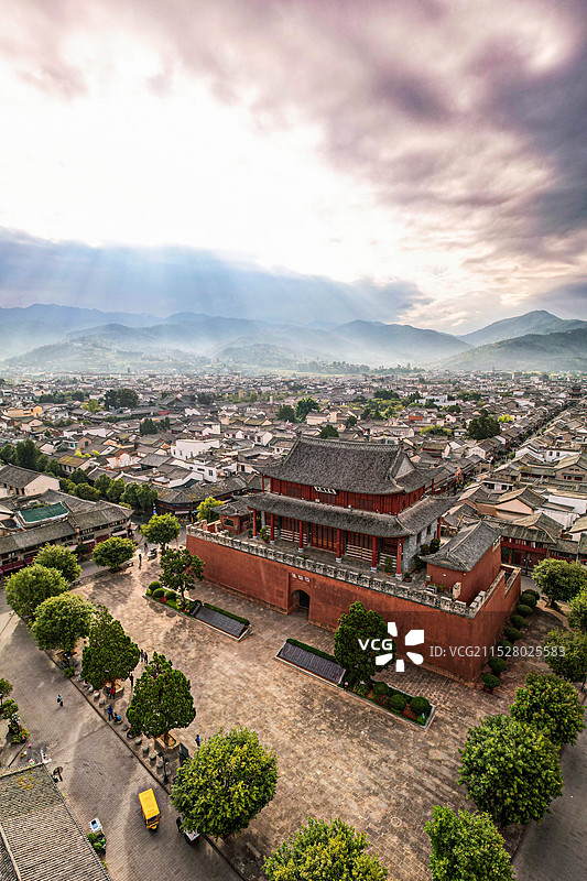 巍山古城图片素材