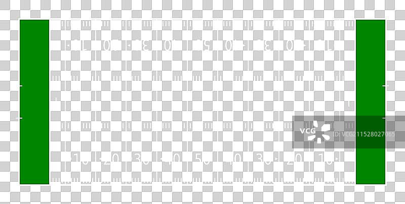 维护良好的足球场的鸟瞰图图片素材