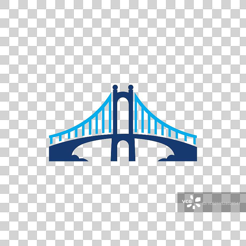建筑桥梁标志轮廓图片素材