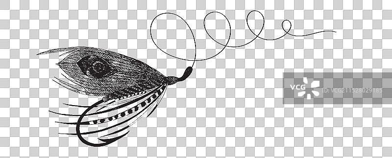 飞蝇钓饵图片素材