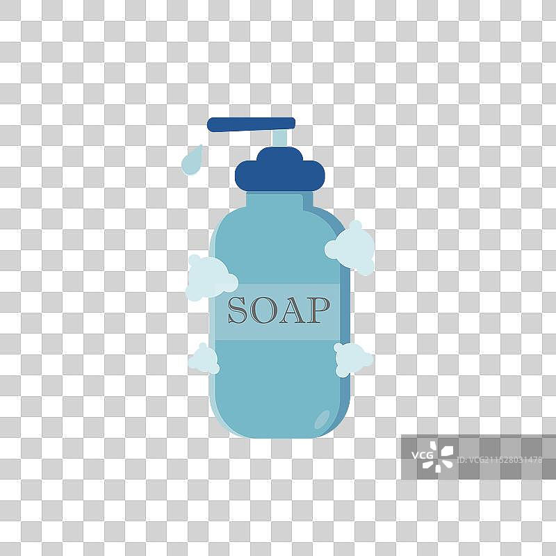 瓶装洗手液图片素材