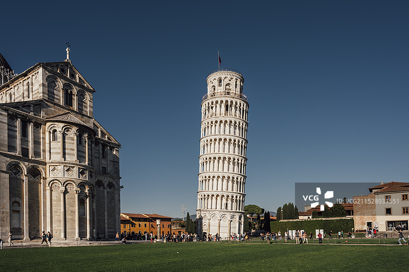 意大利比萨斜塔图片素材