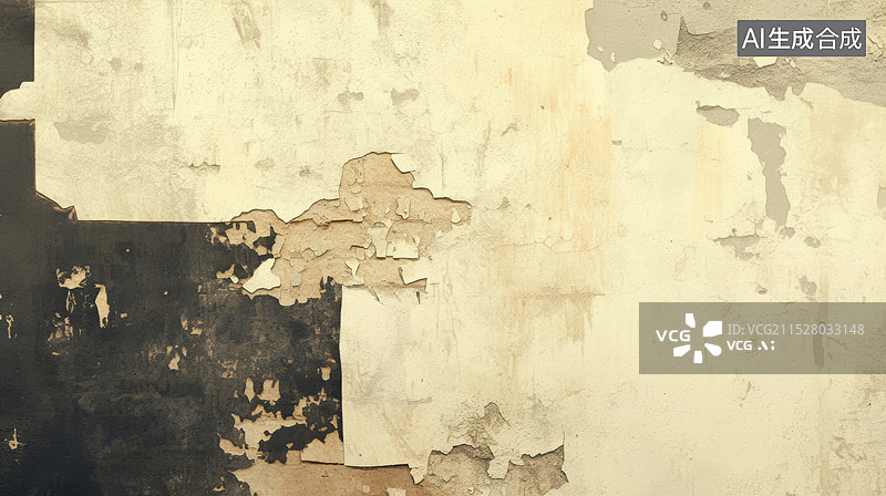 【AI数字艺术】破旧的墙面图片素材