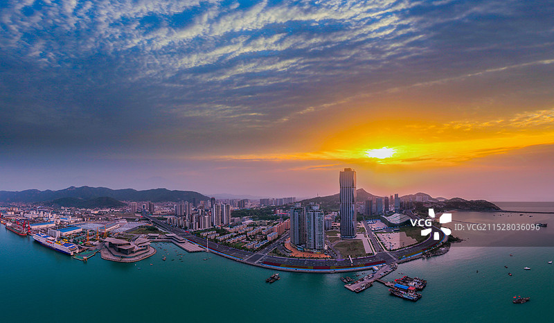 连云港海滨城区图片素材