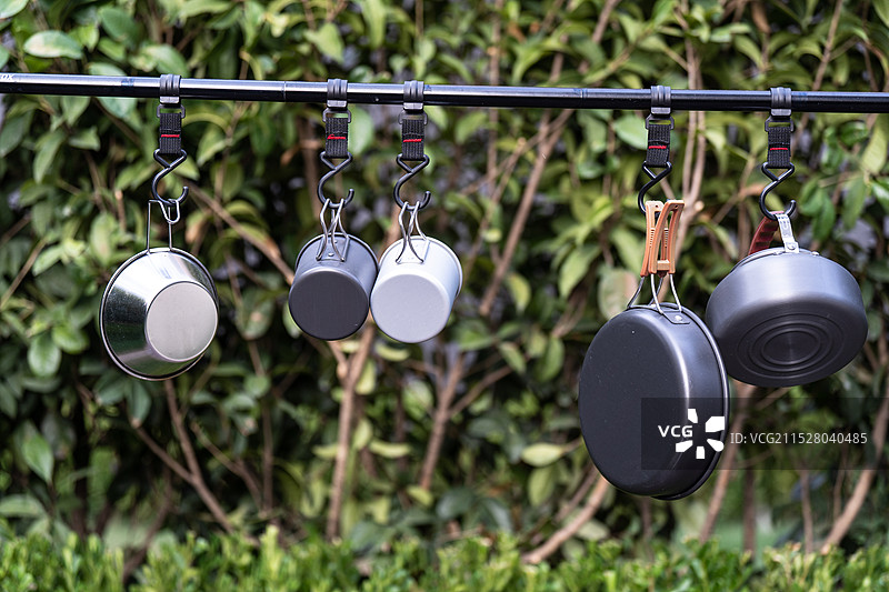 户外露营用炊具图片素材