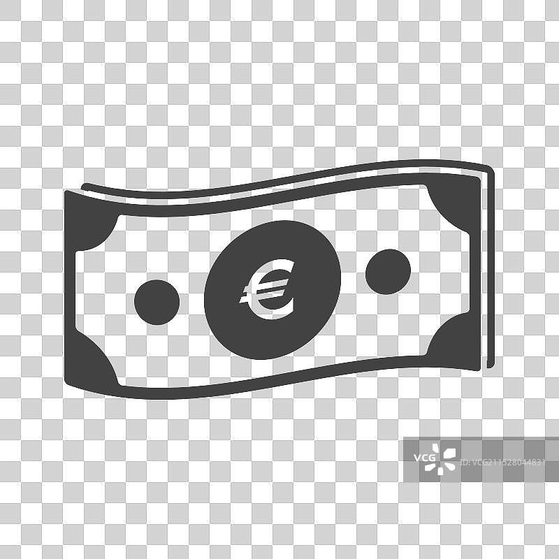 欧元纸币支付图标图片素材