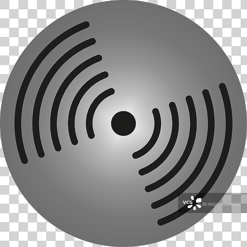 黑胶唱片图标 EPS 10图片素材