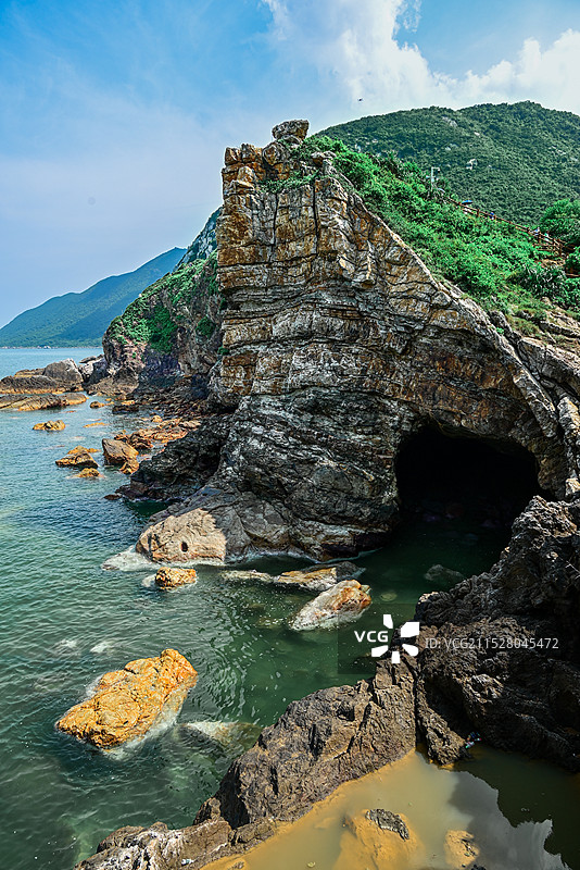 深圳大鹏半岛与深圳天文台图片素材