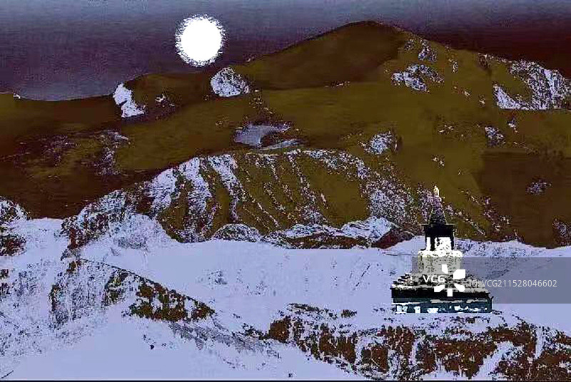 《圣地》丝网版画图片素材