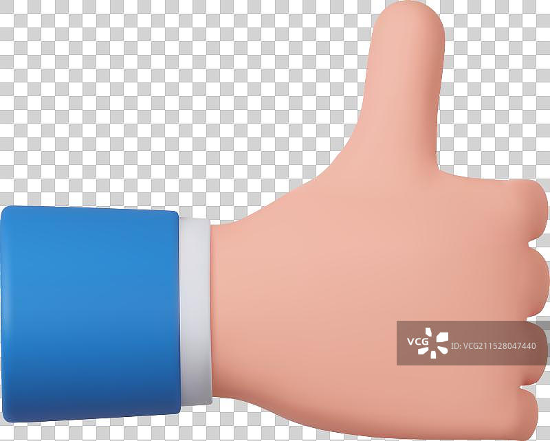 3D卡通角色的手图片素材