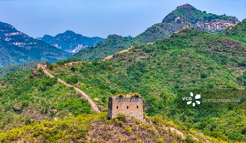 鹿皮关长城 密云 石城镇 龙云山 黑龙潭 航拍图片素材