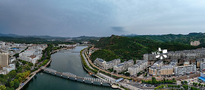 魁星楼 承德 承德大桥 罗汉山  双桥区 武烈河图片素材