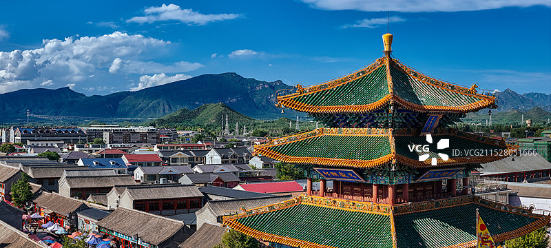 永宁古城 延庆区 永宁镇 玉皇阁 北京图片素材