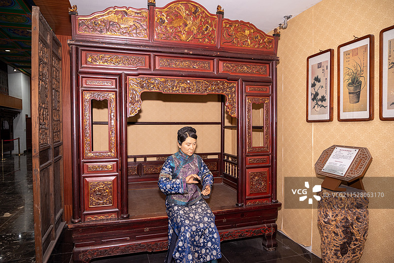 马鞍山德化堂中国古床博物馆图片素材