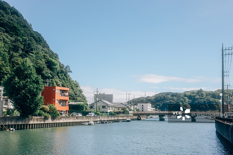 日本静冈县伊豆半岛南部下田市图片素材