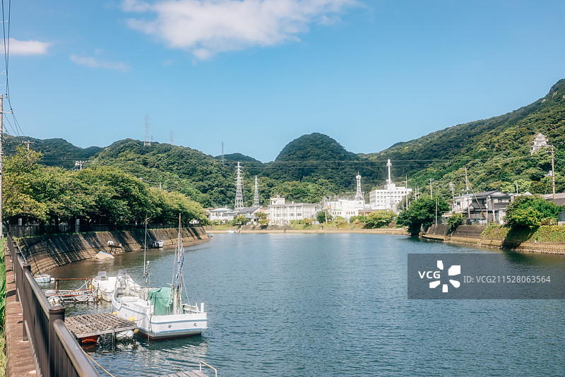 日本静冈县伊豆半岛南部下田市图片素材