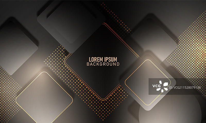 奢华的圆角横幅背景图片素材