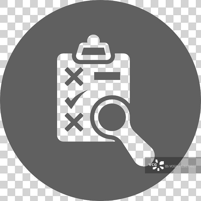 审计考试报告图标轮廓图片素材