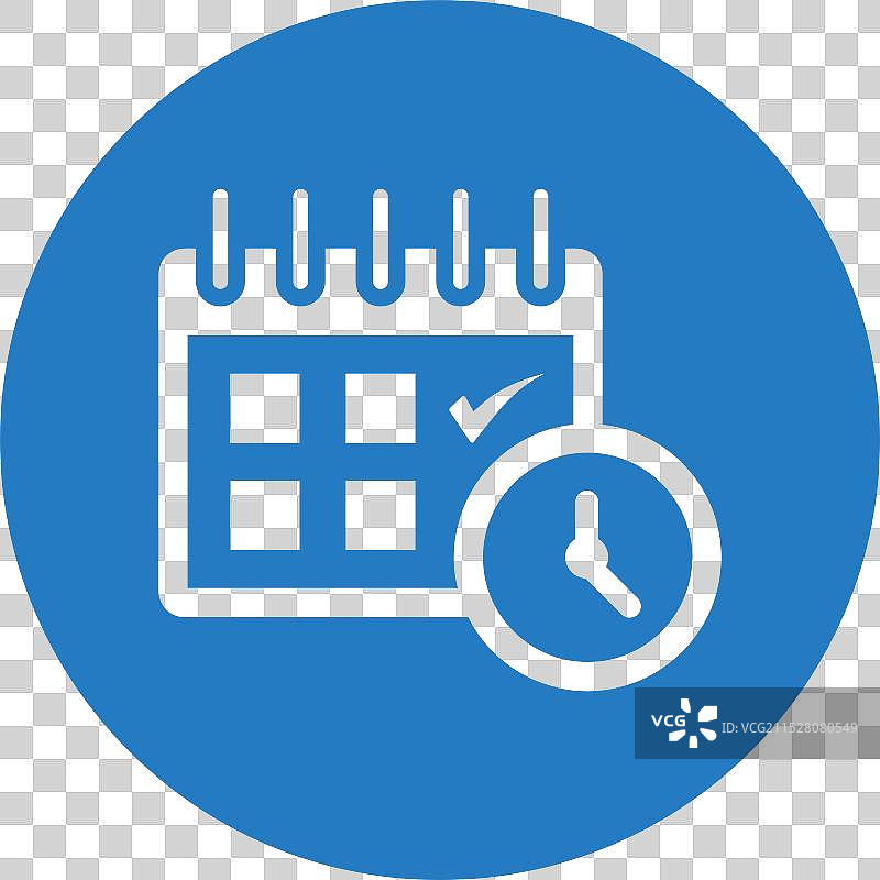 日历时钟日程图标图片素材