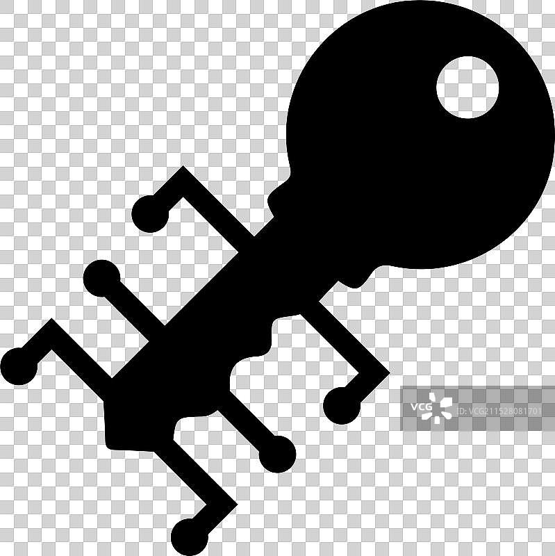 加密密钥个人数据图标图片素材