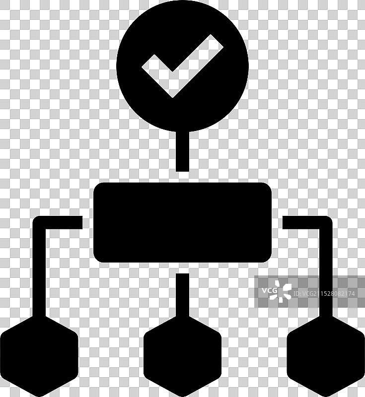 成功屏幕图标流程图图片素材