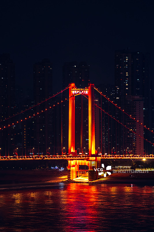 湖北省武汉市鹦鹉洲长江大桥图片素材