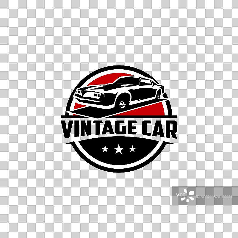 1977年老款庞蒂亚克汽车的侧面轮廓图片素材