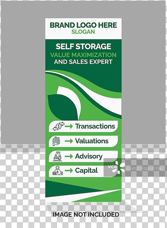 创意商业X型横幅设计模板图片素材