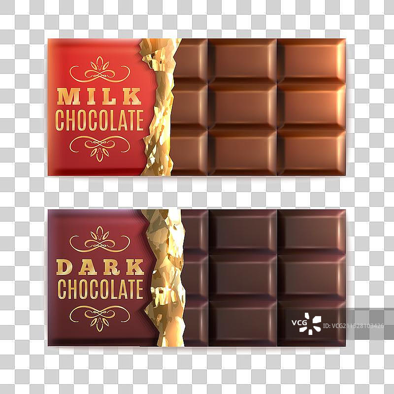 巧克力棒组合图片素材