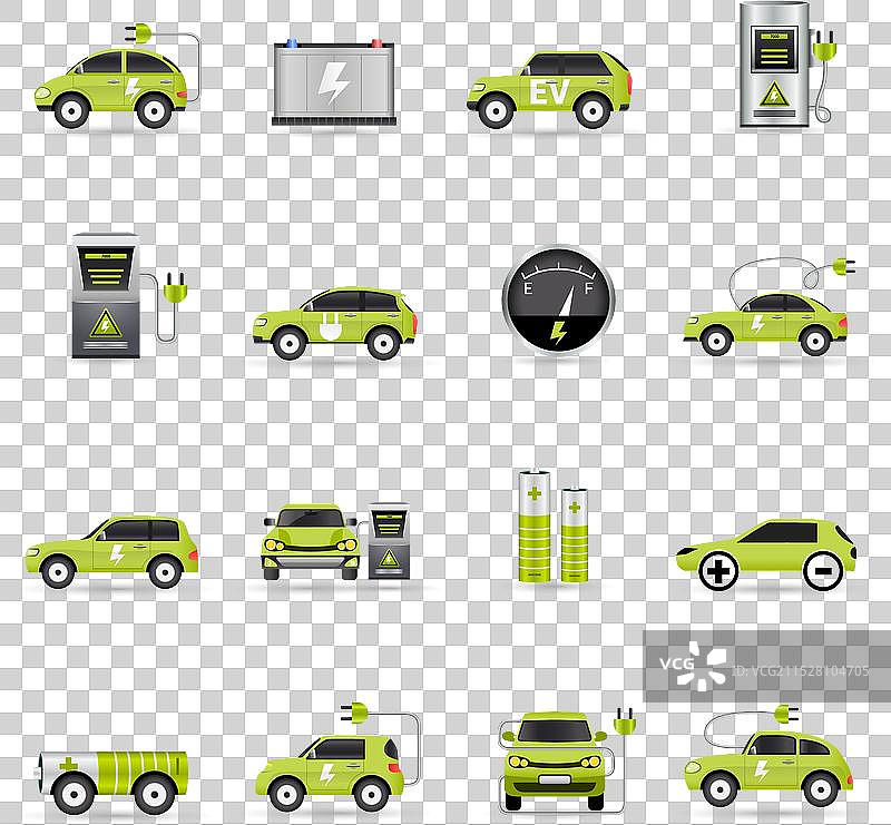 电动汽车图标图片素材