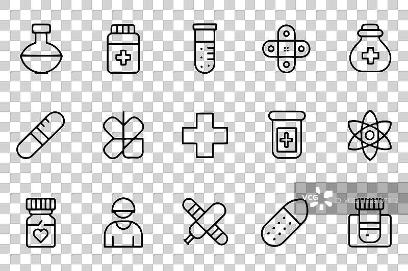 与黑色中风相关的药物药丸概念图片素材