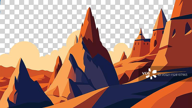 卡帕多奇亚土耳其的壮观岩石 formations图片素材