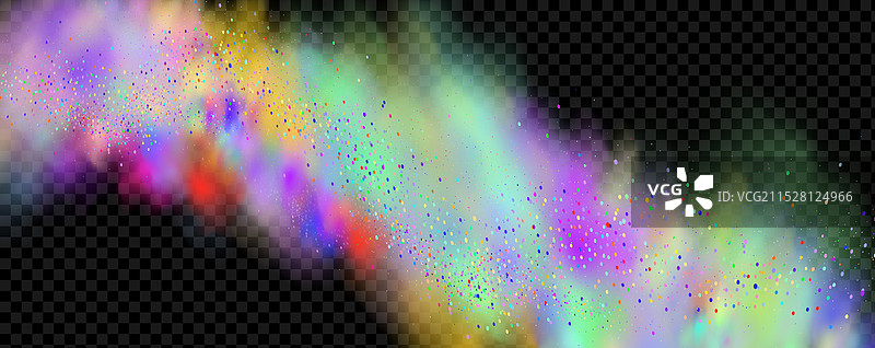 五彩缤纷烟雾爆炸的背景图片素材
