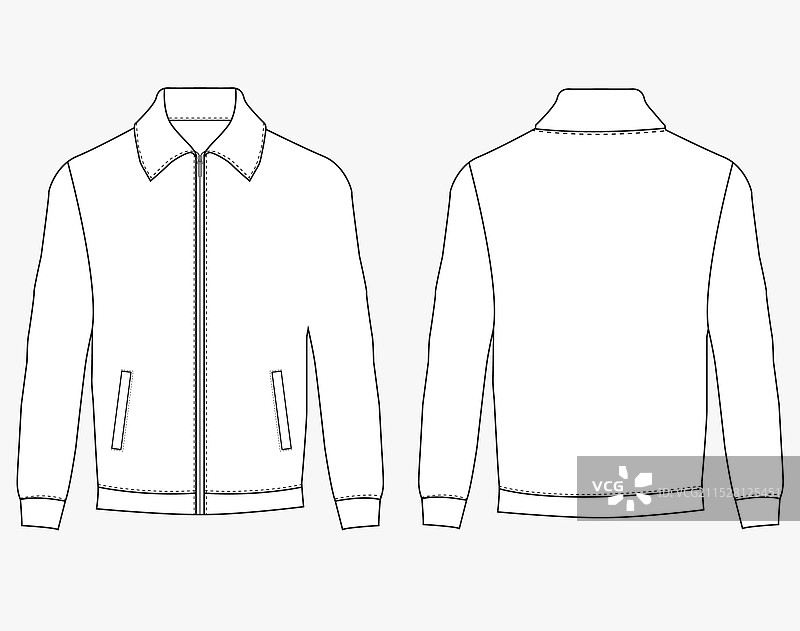 运动跑道运动服夹克卫衣图片素材