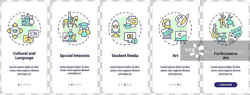 课外活动类型指南图片素材