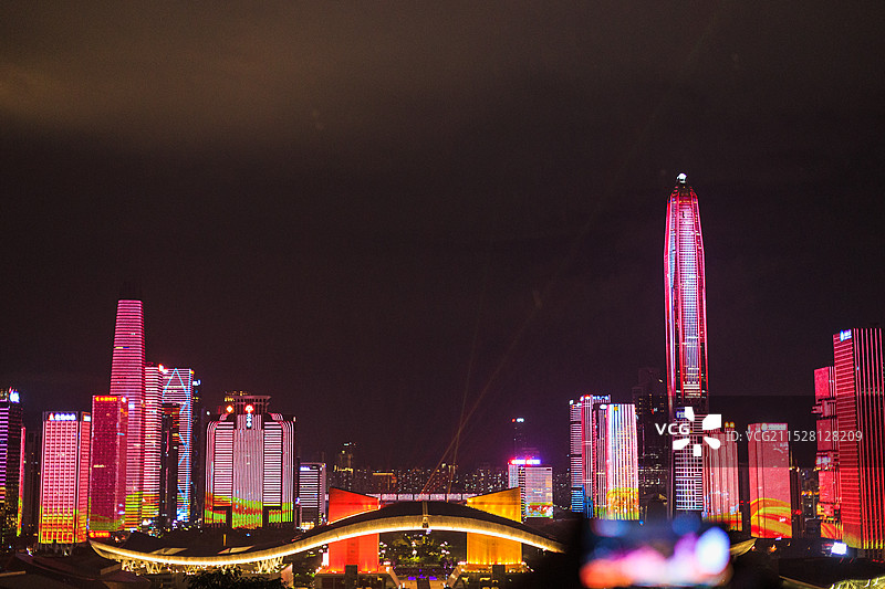 深圳灯光秀图片素材