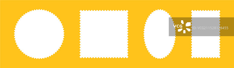 邮票模板框架套件图片素材