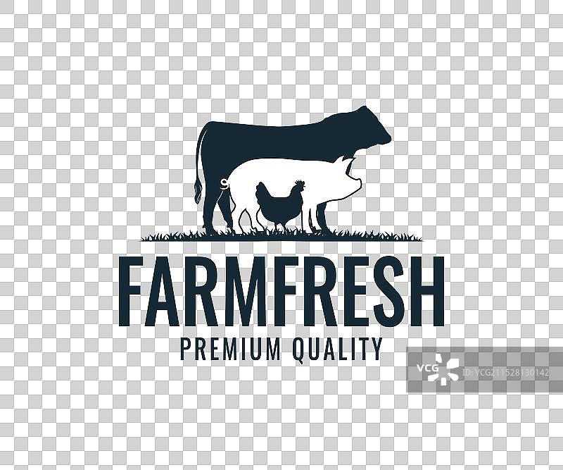 动物农场标志设计模板图片素材