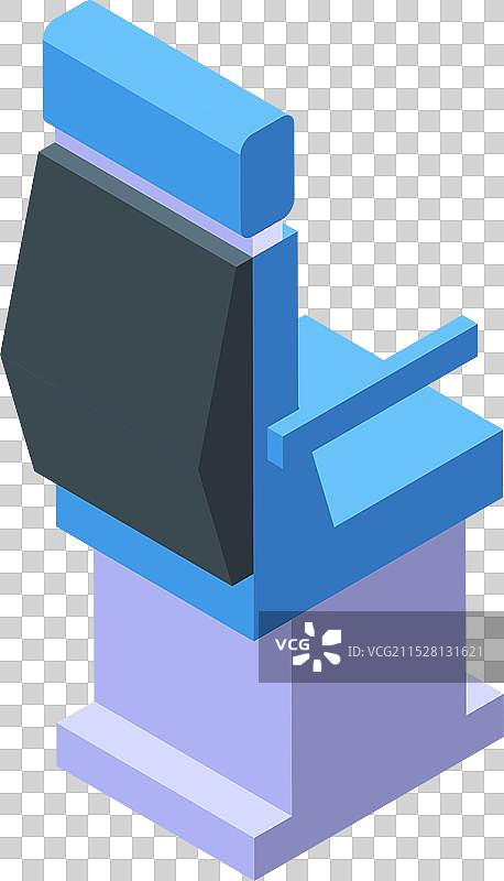 飞行员椅指向天空，等待着图片素材