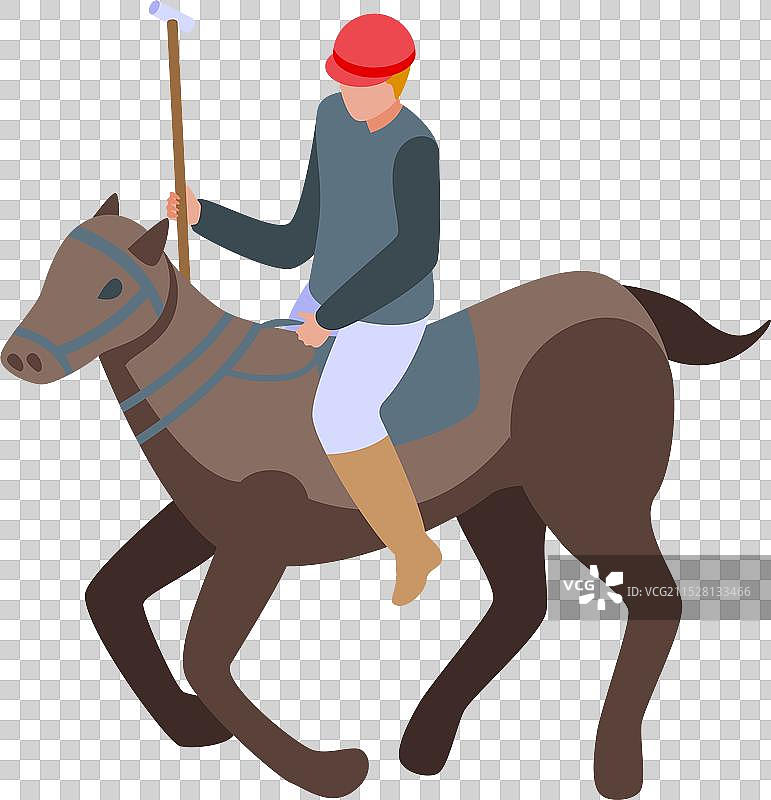 骑手手持马鞭快速骑马图片素材