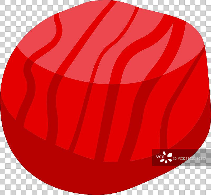 新鲜的红色金枪鱼排正在准备制作寿司图片素材